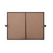 Elegant Kitchen And Bath Amoura 40X30 Pivot Mirror in Black