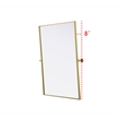Elegant Kitchen And Bath Amoura 40X30 Pivot Mirror in Brass