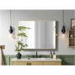 Elegant Kitchen And Bath Amoura 40X30 Pivot Mirror in Brass