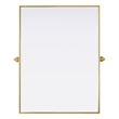 Elegant Kitchen And Bath Amoura 40X30 Pivot Mirror in Brass