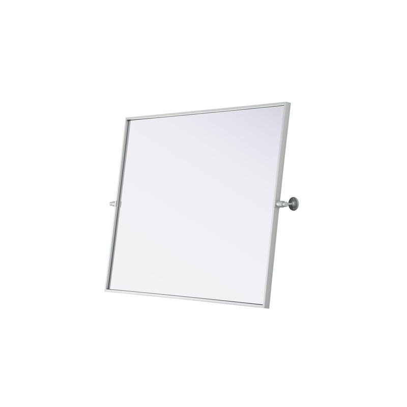 Elegant Kitchen And Bath Amoura 40X30 Pivot Mirror in Silver