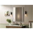 Elegant Kitchen And Bath Amoura 40X30 Pivot Mirror in Silver