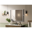 Elegant Kitchen And Bath Amoura 40X30 Pivot Mirror in Silver