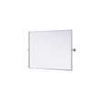 Elegant Kitchen And Bath Amoura 40X30 Pivot Mirror in Silver