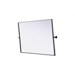 Elegant Kitchen And Bath Amoura 48X30 Pivot Mirror in Black