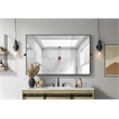 Elegant Kitchen And Bath Amoura 48X30 Pivot Mirror in Black