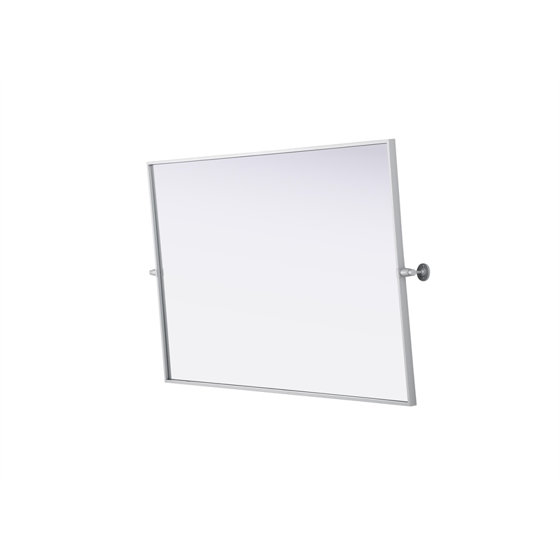 Elegant Kitchen And Bath Amoura 48X30 Pivot Mirror in Silver