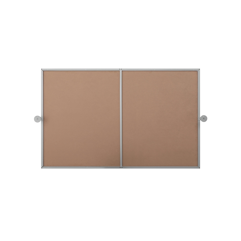 Elegant Kitchen And Bath Amoura 48X30 Pivot Mirror in Silver