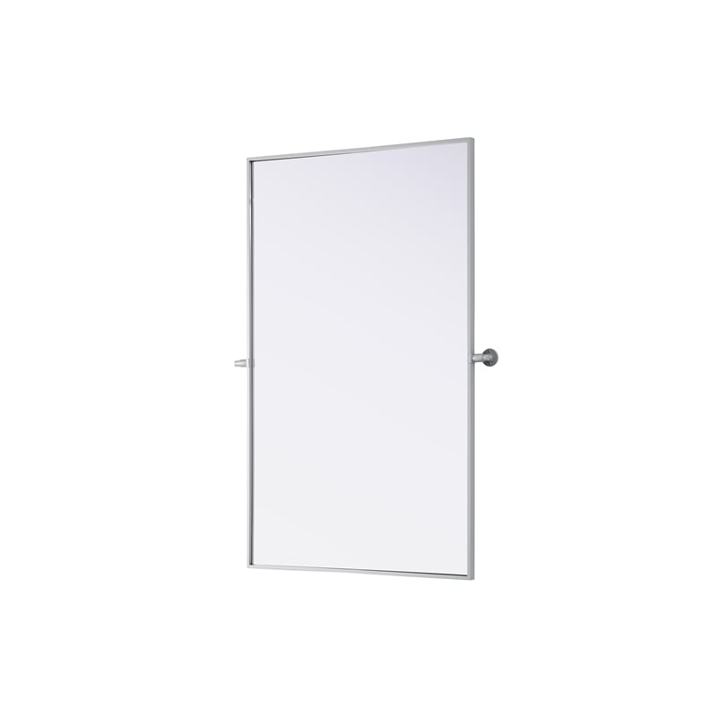 Elegant Kitchen And Bath Amoura 48X30 Pivot Mirror in Silver
