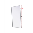 Elegant Kitchen And Bath Amoura 48X30 Pivot Mirror in Silver