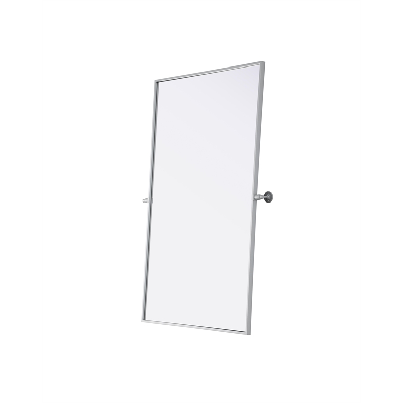 Elegant Kitchen And Bath Amoura 48X30 Pivot Mirror in Silver