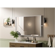 Elegant Kitchen And Bath Amoura 48X30 Pivot Mirror in Silver