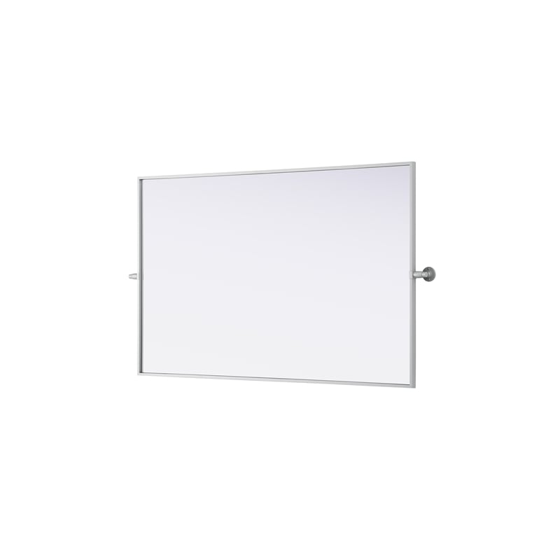 Elegant Kitchen And Bath Amoura 48X30 Pivot Mirror in Silver
