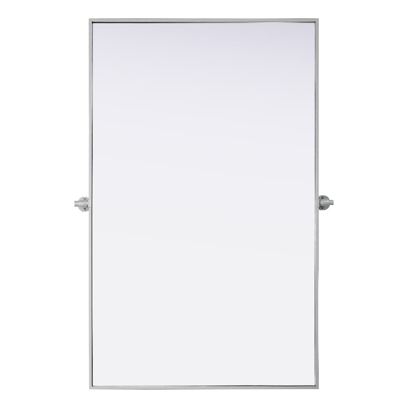 Elegant Kitchen And Bath Amoura 48X30 Pivot Mirror in Silver