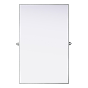 Elegant Kitchen And Bath Amoura 48X30 Pivot Mirror in Silver