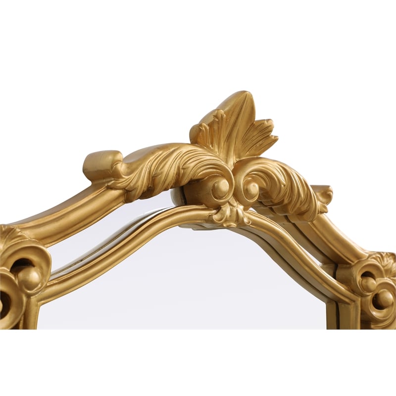 Elegant Kitchen And Bath Madeline 25.5X36 Traditional Mirror in Gold Leaf