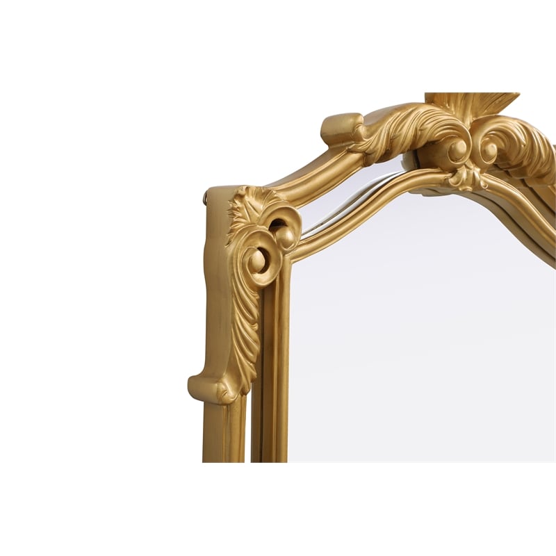 Elegant Kitchen And Bath Madeline 25.5X36 Traditional Mirror in Gold Leaf