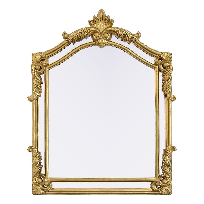 Elegant Kitchen And Bath Madeline 25.5X40 Traditional Mirror in Gold Leaf