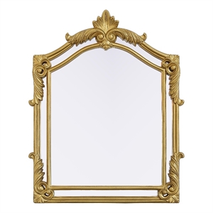 Elegant Kitchen And Bath Madeline 25.5X40 Traditional Mirror in Gold Leaf