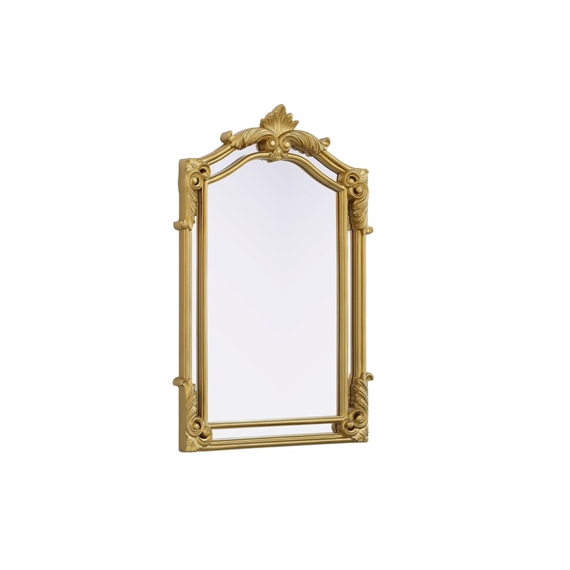 Elegant Kitchen And Bath Madeline 28.5X36 Traditional Mirror in Gold Leaf