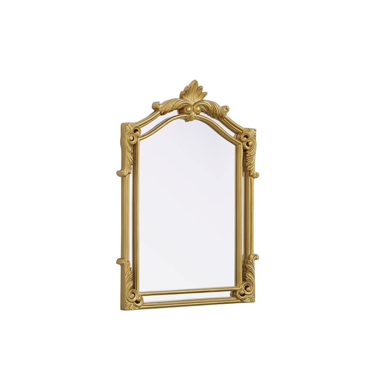 Elegant Kitchen And Bath Madeline 28.5X42 Traditional Mirror in Gold Leaf