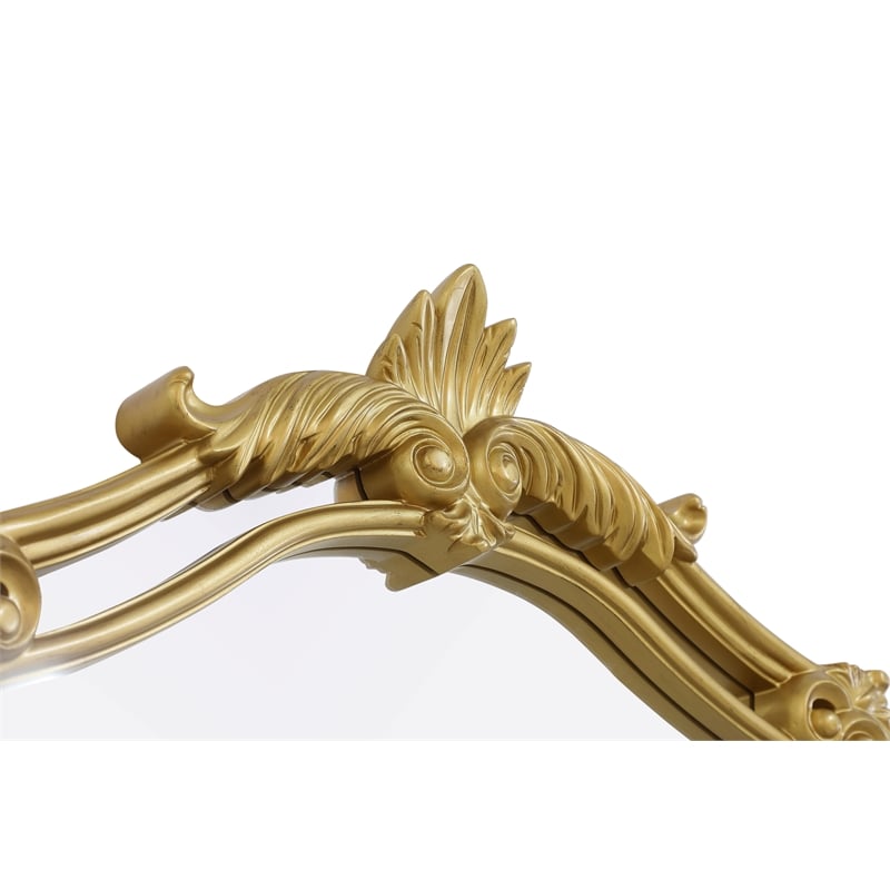 Elegant Kitchen And Bath Madeline 28.5X42 Traditional Mirror in Gold Leaf
