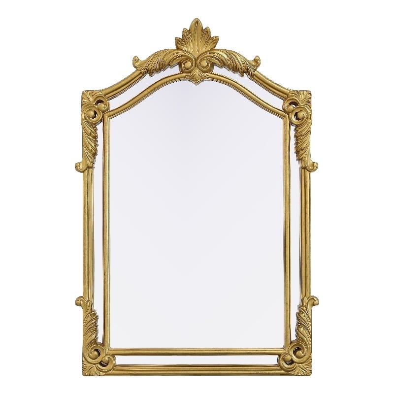 Elegant Kitchen And Bath Madeline 28.5X42 Traditional Mirror in Gold Leaf