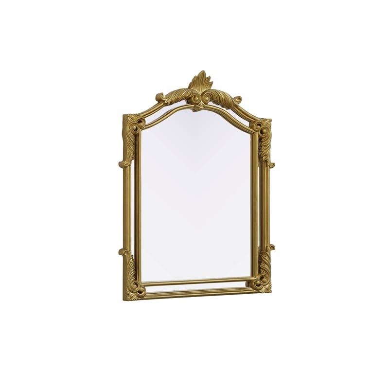 Elegant Kitchen And Bath Madeline 31.5X42 Traditional Mirror in Gold Leaf