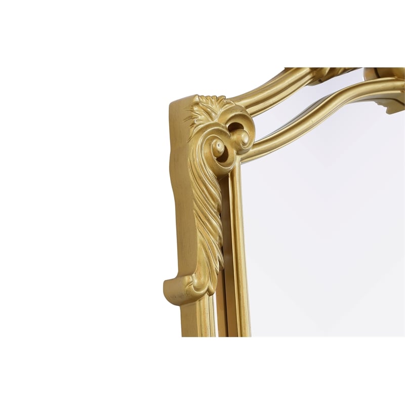 Elegant Kitchen And Bath Madeline 31.5X42 Traditional Mirror in Gold Leaf