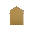 Elegant Kitchen And Bath Madeline 31.5X42 Traditional Mirror in Gold Leaf