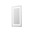 Elegant Kitchen And Bath Riven 30X18 Led Mirror in Silver