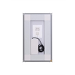 Elegant Kitchen And Bath Riven 30X18 Led Mirror in Silver