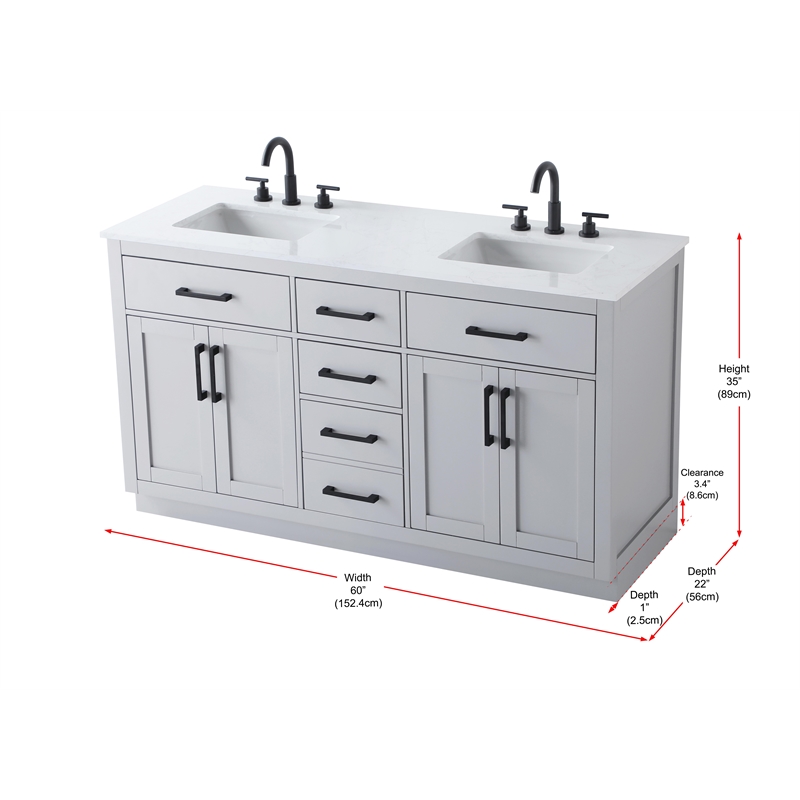 Elegant Kitchen And Bath Alden 60