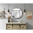 Elegant Kitchen And Bath Amoura 24X24 Pivot Mirror in Black