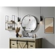 Elegant Kitchen And Bath Amoura 24X24 Pivot Mirror in Black