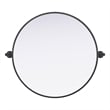Elegant Kitchen And Bath Amoura 24X24 Pivot Mirror in Black