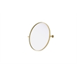 Elegant Kitchen And Bath Amoura 24X24 Pivot Mirror in Brass