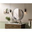Elegant Kitchen And Bath Amoura 24X24 Pivot Mirror in Silver