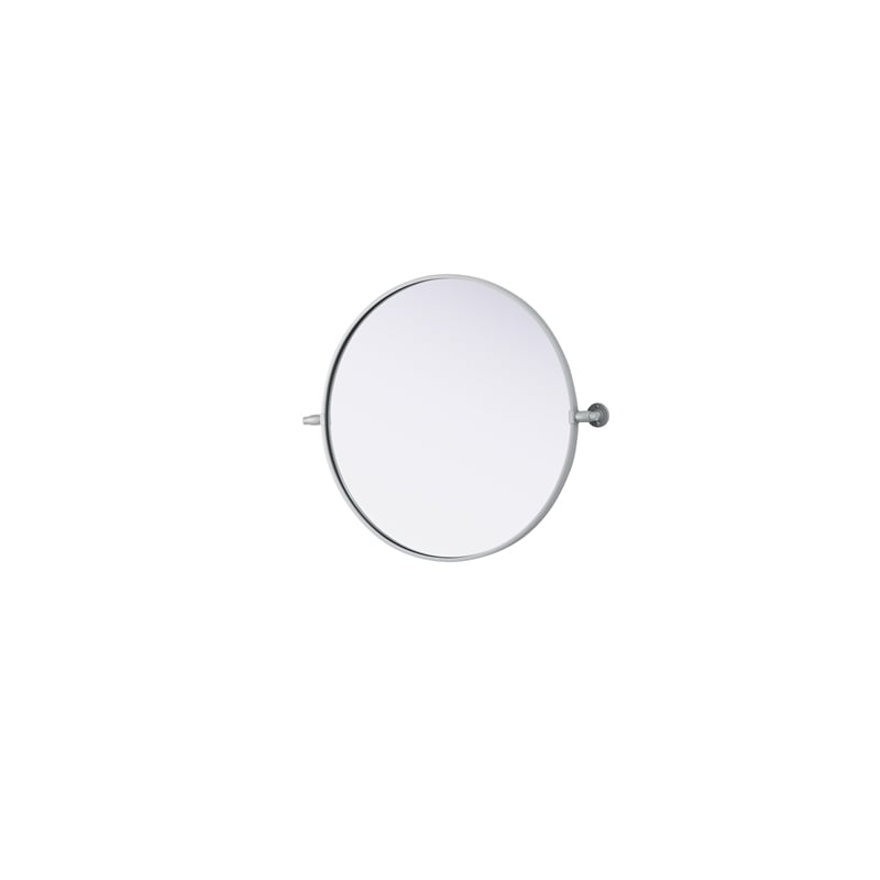 Elegant Kitchen And Bath Amoura 24X24 Pivot Mirror in Silver
