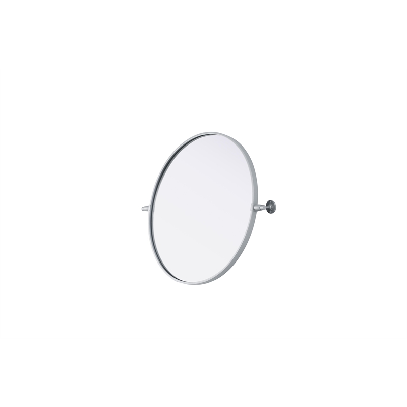 Elegant Kitchen And Bath Amoura 24X24 Pivot Mirror in Silver