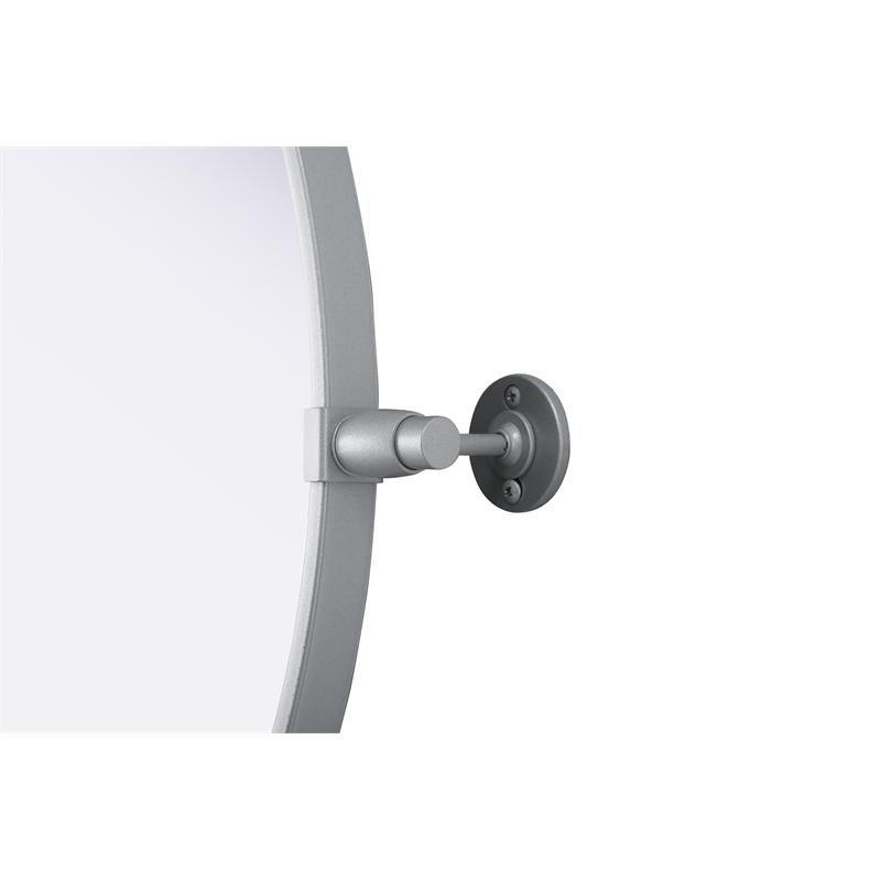 Elegant Kitchen And Bath Amoura 24X24 Pivot Mirror in Silver