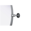 Elegant Kitchen And Bath Amoura 24X24 Pivot Mirror in Silver