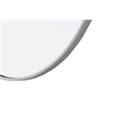Elegant Kitchen And Bath Amoura 24X24 Pivot Mirror in Silver