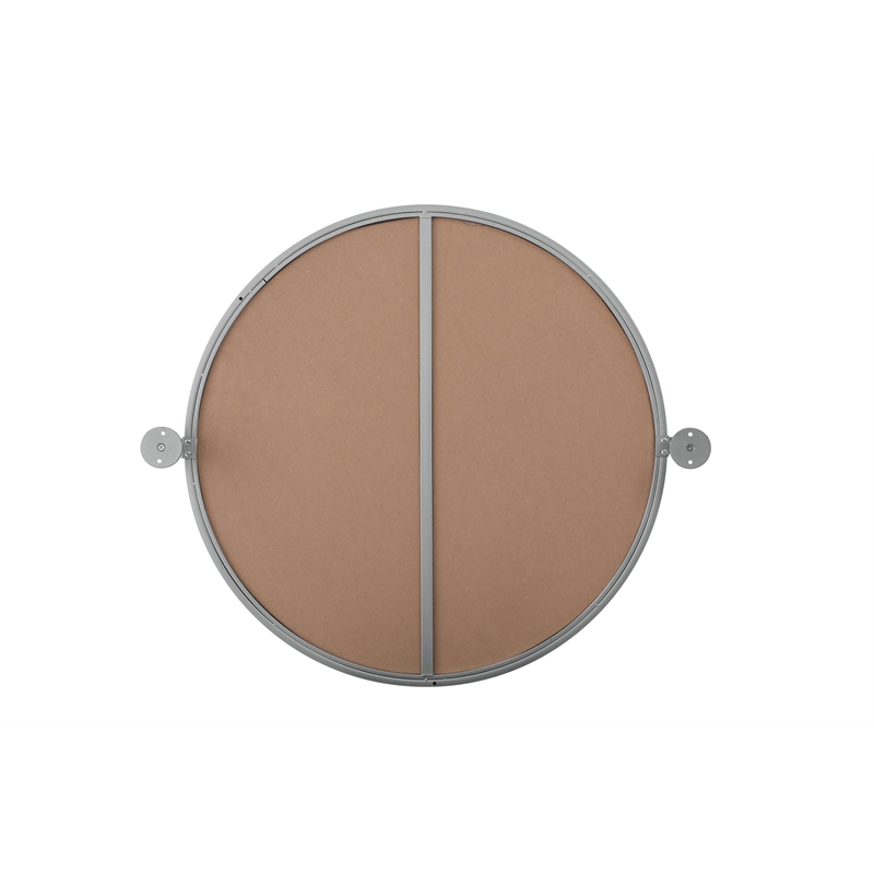Elegant Kitchen And Bath Amoura 24X24 Pivot Mirror in Silver