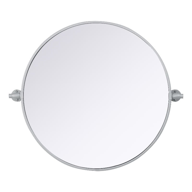 Elegant Kitchen And Bath Amoura 24X24 Pivot Mirror in Silver