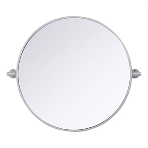 Elegant Kitchen And Bath Amoura 24X24 Pivot Mirror in Silver