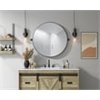 Elegant Kitchen And Bath Amoura 30X30 Pivot Mirror in Black