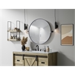 Elegant Kitchen And Bath Amoura 30X30 Pivot Mirror in Black