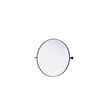 Elegant Kitchen And Bath Amoura 30X30 Pivot Mirror in Black