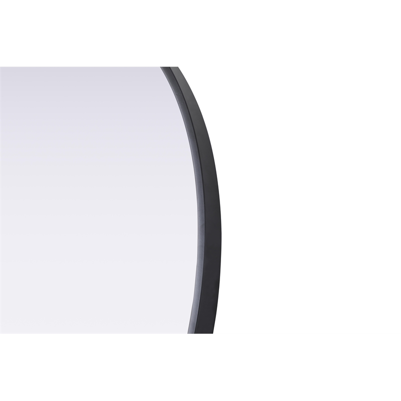 Elegant Kitchen And Bath Amoura 30X30 Pivot Mirror in Black
